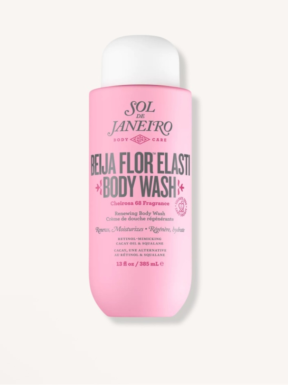 Sol de Janeiro Pink Beija Flor Elasti Body Wash